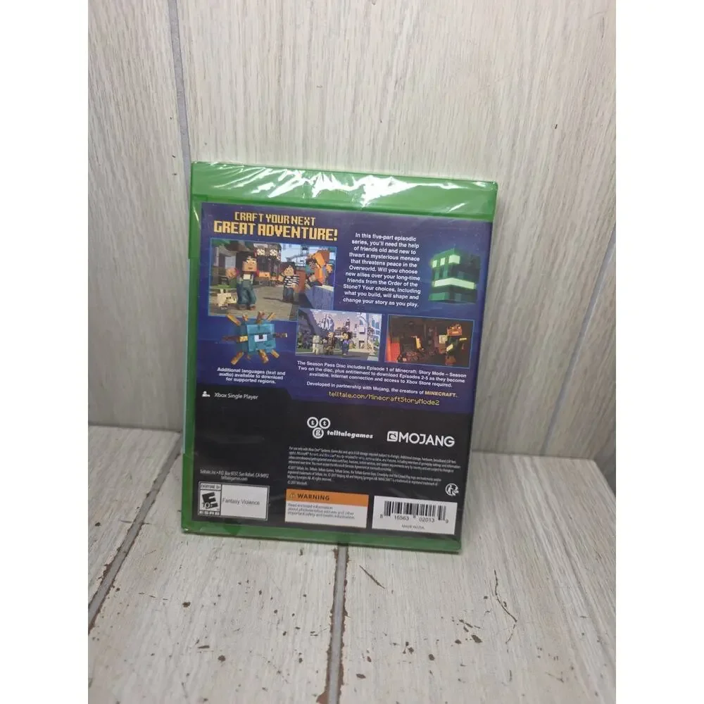 B052 Minecraft Story Mode Season Two Telltale Series Microsoft Xbox One 2017 New